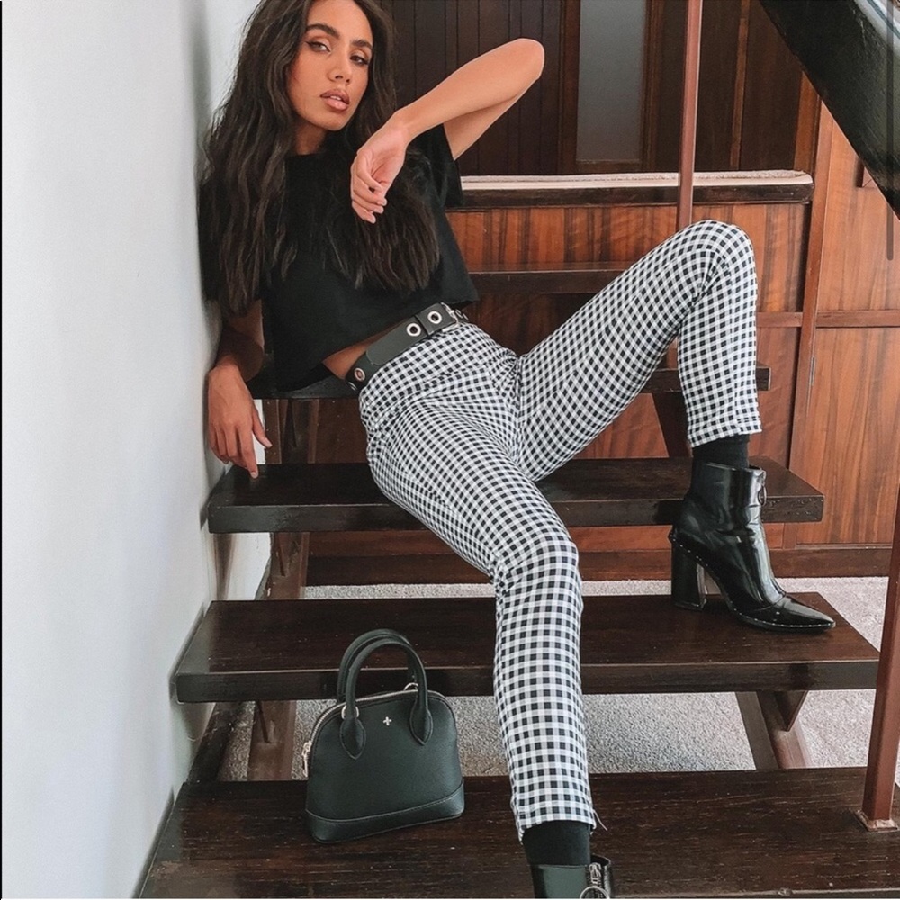 Princess Polly Iggy Gingham Pants